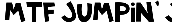 MTF Jumpin' Jack font preview